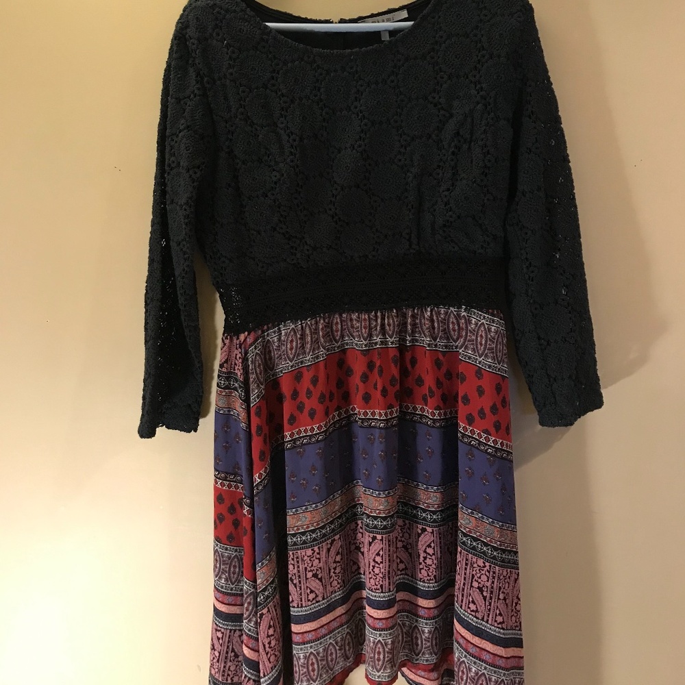 Lace Top Dress